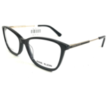 Anne Klein Eyeglasses Frames AK5080 001 BLACK Gold Cat Eye Full Rim 56-1... - $41.84