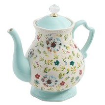 The Pioneer Woman ~ &quot;Kari&quot; ~ 2.4-Quart Tea Pot ~ Stoneware ~ Floral Design - £35.46 GBP