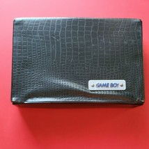 Game Boy Carrying Case Leather Alligator Vintage 1989 Black No Inserts - £29.87 GBP