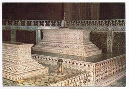 India Postcard Agra Tombs Inside Taj Mahal - £1.64 GBP