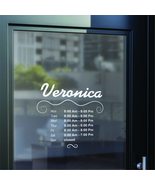 Anewdecals Personalized Office Door Decal - Store Front Sign - Business ... - £77.87 GBP