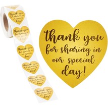 500-Count Wedding Favor Label - Thank You For Sharing In Our Special Day... - £14.38 GBP