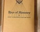 Rays of Masonry [Hardcover] WOLLSTEIN, P.G.M., 32 KCCH, DEWEY H. - $37.97