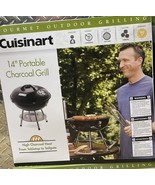 Cuisinart Portable Charcoal Grill, 14-Inch, Black New In The Box - £32.23 GBP