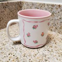 Mom Mug, Vintage Lefton 1990, Pink Floral Mug, Flowers, Mothers Day Gift image 4
