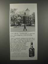 1995 Jack Daniel&#39;s Whiskey Ad - Lynchburg, Tennessee - £14.82 GBP