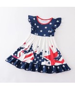 NEW 4th of July Girls Boutique Sleeveless Patriotic Star Dress - $5.99+