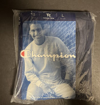 Champion Men&#39;s Thermal Crew Shirt Navy Long Sleeve Size Large 42-44 Sealed - £11.15 GBP