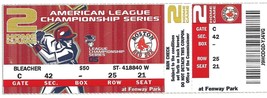 Boston Red Sox 2005 ALCS American League Championship Unused Ticket Fenway Park - £3.16 GBP