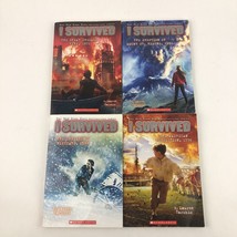 Book Lot Of 4 X &quot; I Survived &quot; Scholastic Chapter Books ~ Lauren Tarshis - $15.99