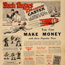 1935 Buck Rogers Junior Caster Mold Advertisement Classic Toys Antique E... - $550.21 MXN
