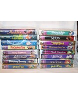 Lot of 16 Disney Masterpiece &amp; Black Diamond VHS Tapes, Peter Pan Lion K... - £98.29 GBP