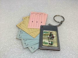 Vintage Address Book Key Ring Armed Soldier At Gate Keychain Ancien Porte-Clés - £6.61 GBP