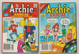 3 ARCHIE ANNUAL  COMIC  DIGEST #47 1985  A #48 &amp; #49  1986    EXCELLENT+++ - $26.38