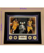 Kobe Bryant Retired Collage 57/99 (003-1131) The Highland Mint Framed 28x24 - $14,955.03 MXN