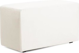 Bench Howard Elliott Universal Patio Backless White Atlantis Polyurethane - £827.60 GBP