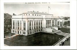 RPPC Roanoke Virginia VA Municipal Building UNP Postcard T18 - £24.53 GBP
