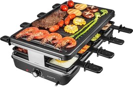 Aoni Raclette Table Grill Smokeless Korean BBQ High Power Electric Indoor Eggs - £70.32 GBP