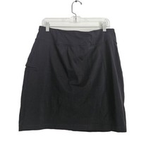 Duluth Trading Company Black Pull On Skort Skirt Womens Large - £25.83 GBP