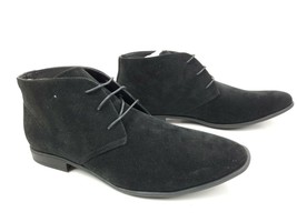 ASOS Design Black Chukka Faux Suede Size 12 UK 13 US Boots - £25.86 GBP