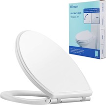 Hibbent Premium One Click Elongated Toilet Seat With Cover(Oval)- Easy - £61.36 GBP