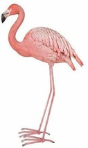 Ebros Gift 27.2&quot; Tall Realist Look Flamingo Standing Resin Figurine Statue - £129.83 GBP