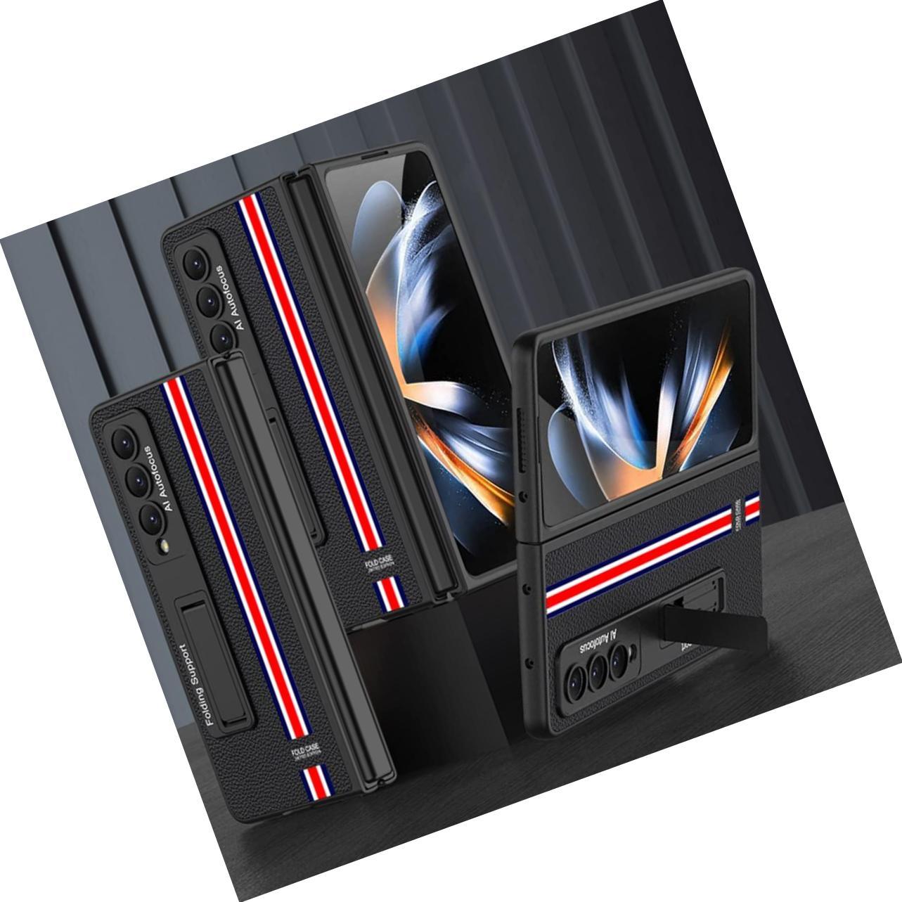 Galaxy Z Fold 4 Case Genuine Leather Samsung Z Fold