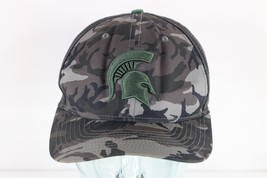 Nike Spell Out Camouflage Michigan State University Stretch Fitted Hat Cap OSFM - $34.60