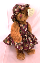 Vintage 1993 Ty Beanie Babies Collectibles Amy Bear Moveable Joints Dress Hat - £15.62 GBP