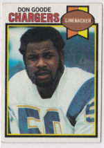 Don Goode Chargers Linebacker 1979 Topps Card # 356   Excellent - £1.29 GBP