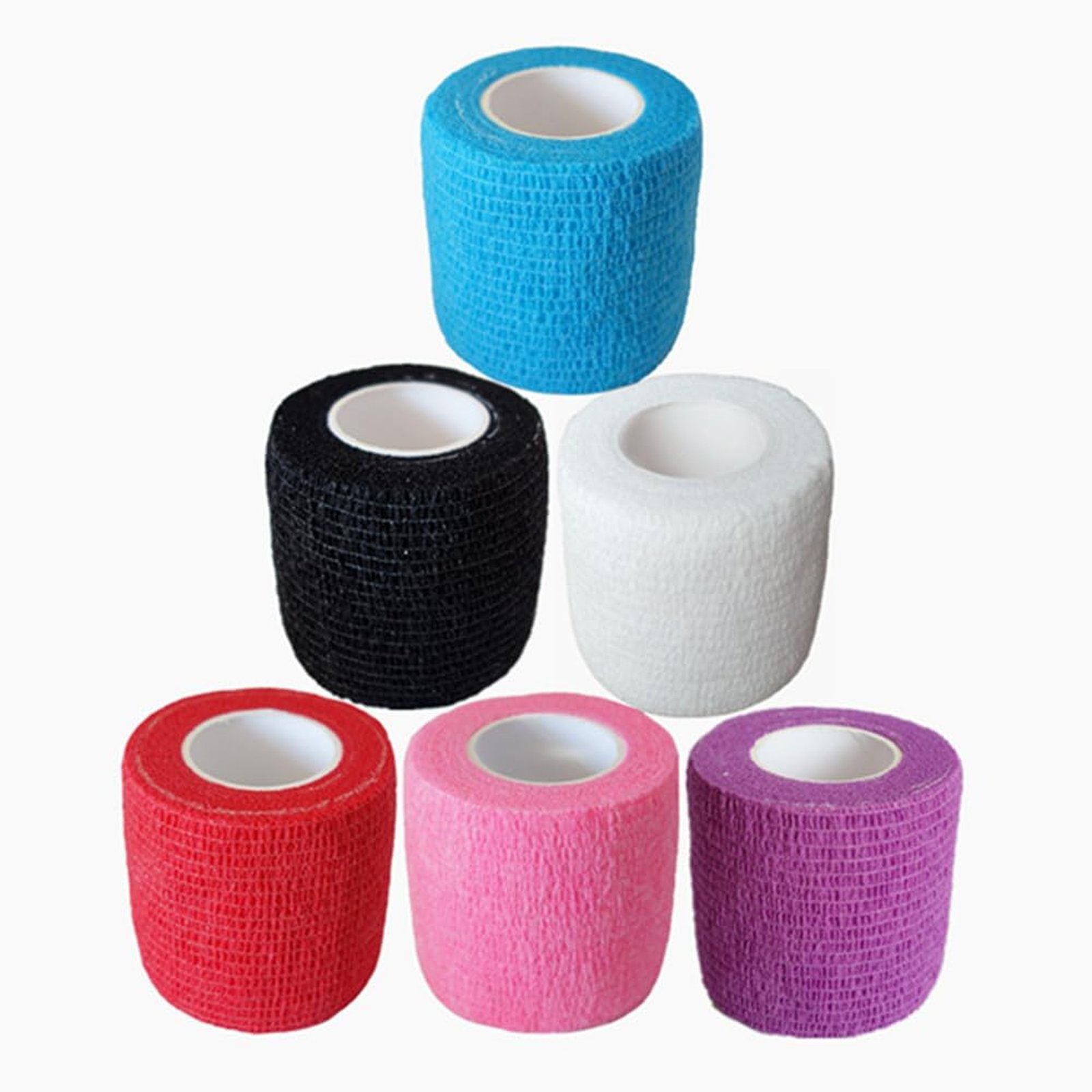 Vibrant Multi-Color Self-Adhesive Cohesive Wrap Tape Set - $19.79