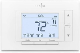 Emerson Sensi Wi-Fi Smart Thermostat For Smart Homes, Diy, Works, Model ... - $119.95