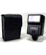 Minolta Auto 200X Camera Electroflash  Shoe Mount Flash with Black Case - $16.72 CAD