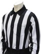 SMITTY | FBS-118 | 2&quot; Stripe ELITE Football Officials Long Sleeve Shirt  - £43.90 GBP