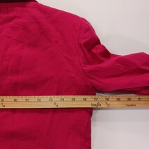 Talbots Petites Women's Red Worsted Wool Closed Pockets Blazer Jacket Size 2P image 6