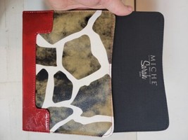 Miche Bag Sarah Shell Handbag Purse Cover Red with Giraffe Design NWOT - £15.62 GBP