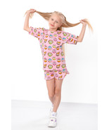 Girls’ Clothing Set – Breathable Fabric &amp; Fun Print Design, Summer,  Nos... - $577.81 MXN+