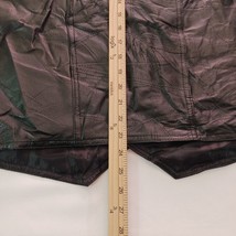 Navarre Leather Company Men's Italian Stone Design Genuine Leather Black Vest L image 6