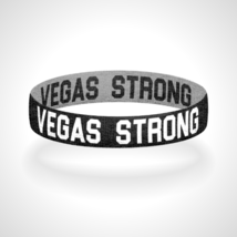 Reversible Vegas Strong Bracelet Wristband Las Vegas Sin City  - £9.49 GBP