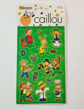 Sandylion Caillou 2 Sheet Sticker Pack - New and Sealed - 2003 - $12.86