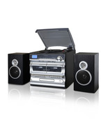 Trexonic 3-Speed Vinyl Turntable  Home Stereo System with CD Player, Dou... - $267.37 CAD