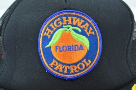 Florida Highway Patrol Hat Cap Strapback Black Polyester Trucker One Siz... - $24.18