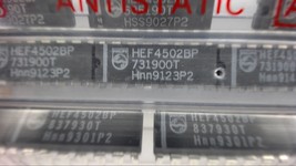 Espec. Military HEF4502BP (CD 4502) Strobed Hex Inverter/Buffer Philips - $5.75