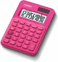 CASIO MW-C8C-BU-N Colorful Calculator, Lake Blue, 10 Digit Mini Just Type - $15.35