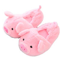 Millffy large size plush comfort code couple Pack heel pink pig slippers ins sty - £20.96 GBP