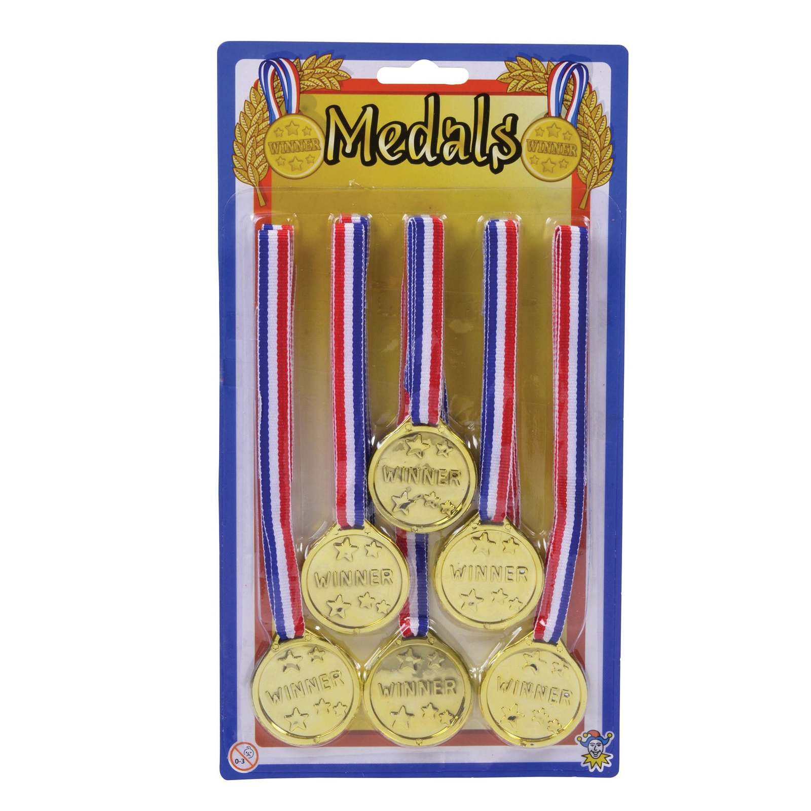 Primary image for Winners Medals 6 Per Card General Jokes Unisex One Size