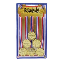 Winners Medals 6 Per Card General Jokes Unisex One Size - $8.09