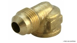 JMF 5/8 In. Flare X 1/2 In. Dia. FPT Yellow Brass Elbow (5-PACK) - $23.54