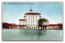 Broadmoor Hotel and Lake Colorado Springs Colorado CO UNP DB Postcard R11 - £3.37 GBP