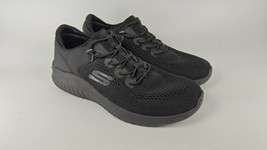 Skechers Men Bounder 56290 Black Bungee Lace Memory Foam Slip-On Shoe Size 10.5 - £15.54 GBP